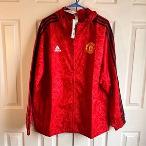 Manchester United Men’s adidas DNA windbreaker size  XL